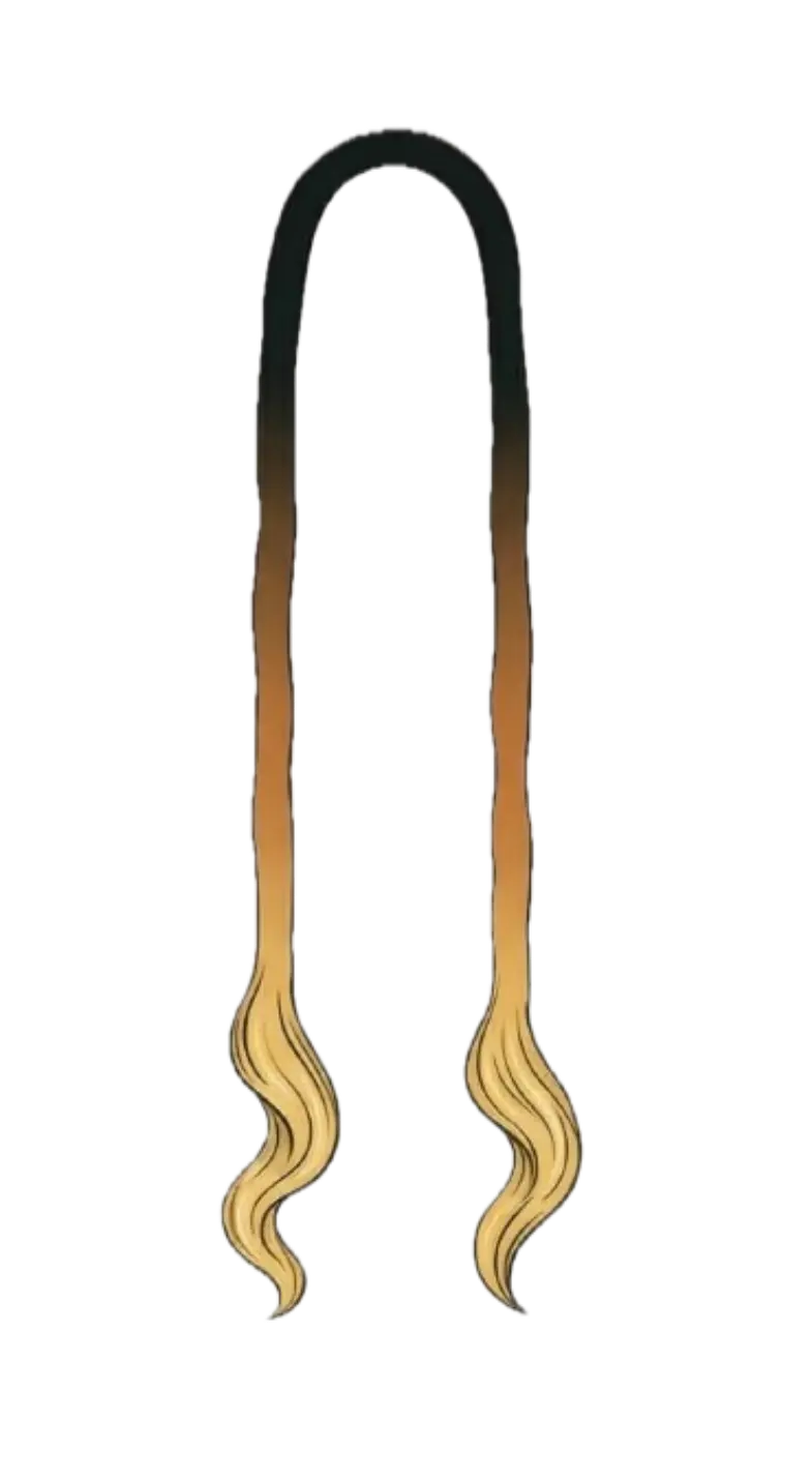 DE — Double Ended dreadlock format